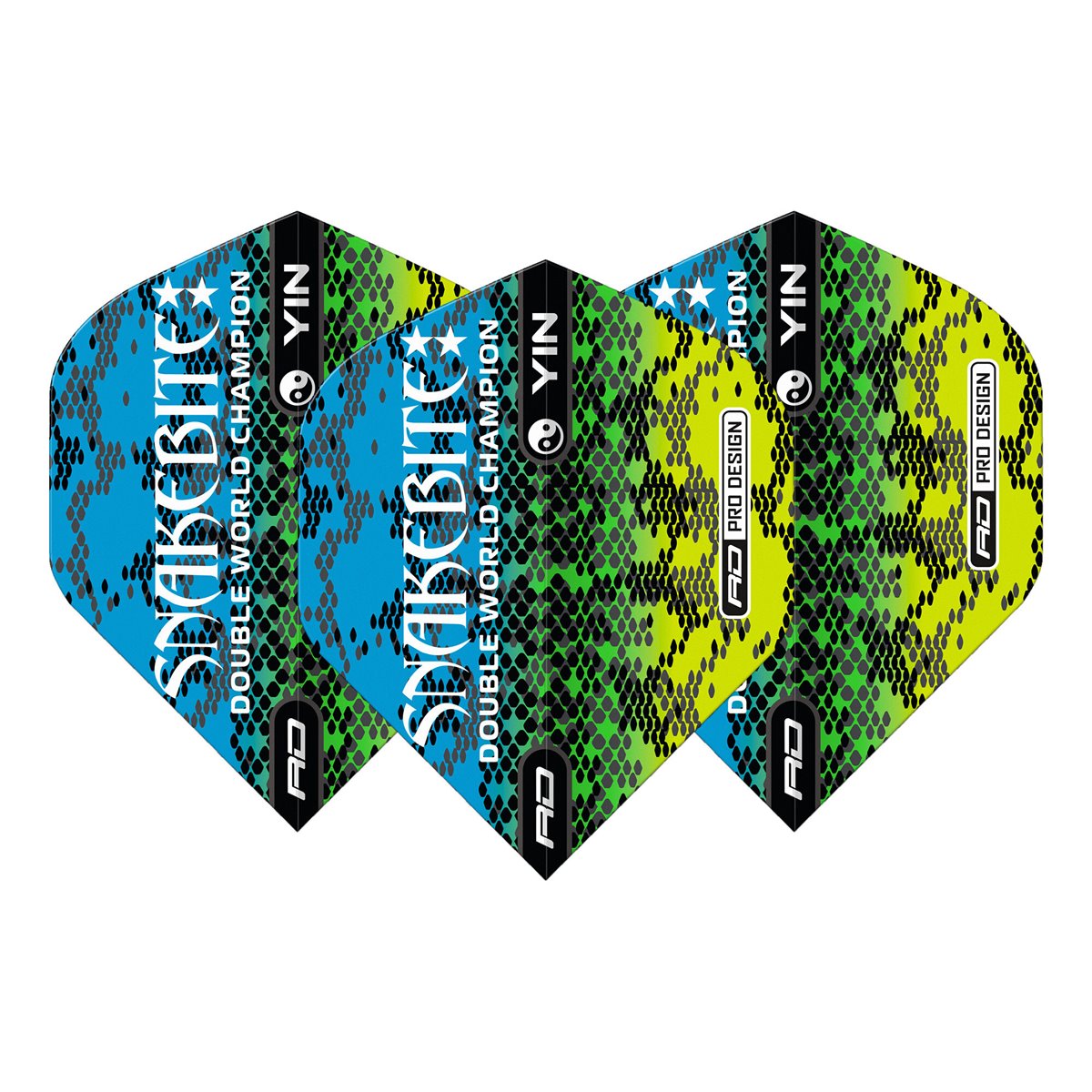 Reddragon Dartflight Ying Yang Peter Wright Rainbow Standard Flights
