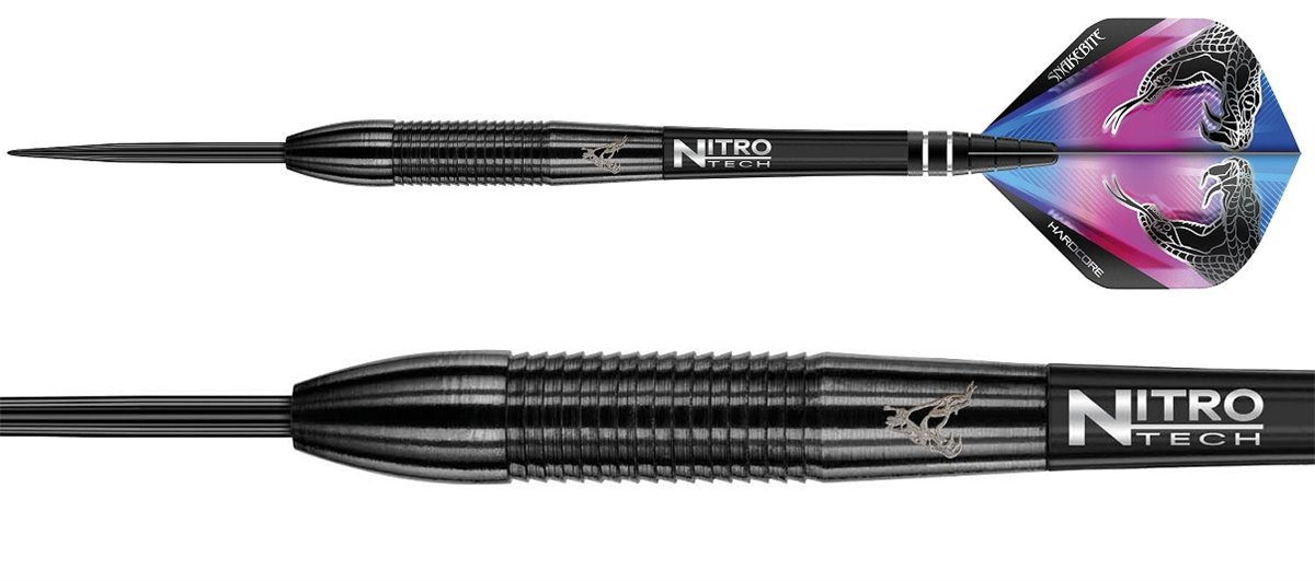 Reddragon Peter Wright Snakebite 3 Black Steeldarts 22/26 Gramm Steeldarts