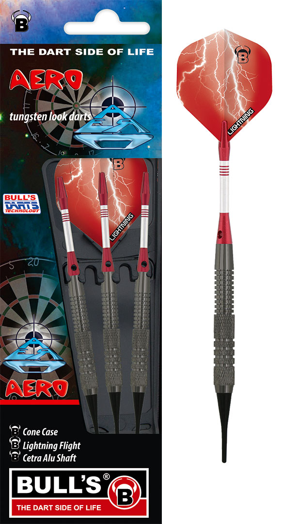 1 Satz BULL'S Aero Soft Dart 18g Softdarts
