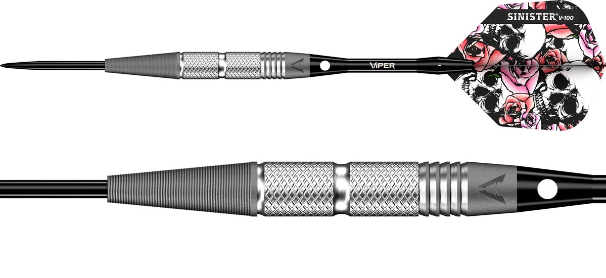 Viper Sinister S3 Sandblasted Twin-Knurl 95% Steeldarts 21/23/25 Gramm Steeldarts
