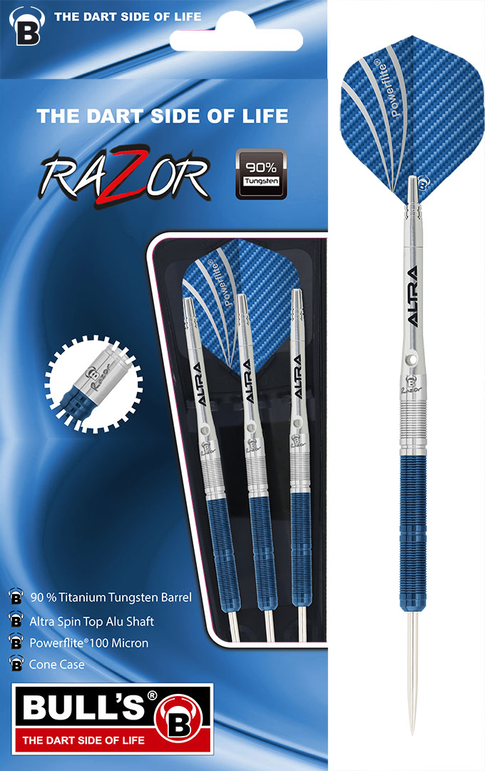 1 Satz BULL'S Razor R1 Steel Dart 21g Steeldarts