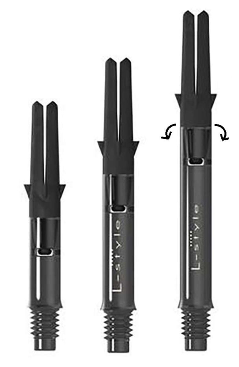 L-Style Dart Schafts L-Shaft Carbon Spinner Spin-Effekt Shafts