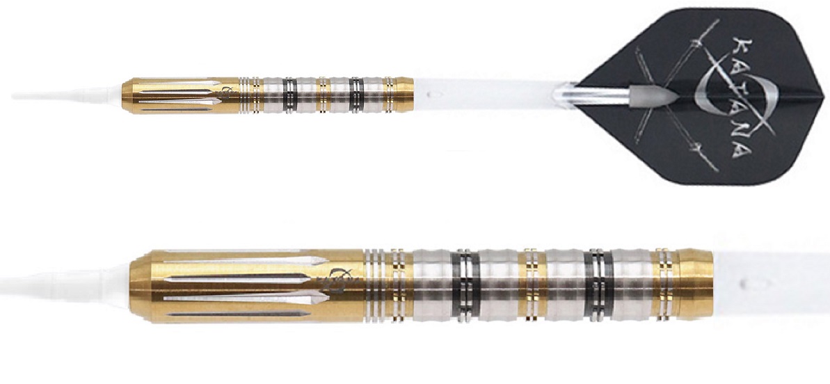 Dynasty Katana Meito Shin Kikuichimonji No.5 Gold 19,5 Gramm Softdarts