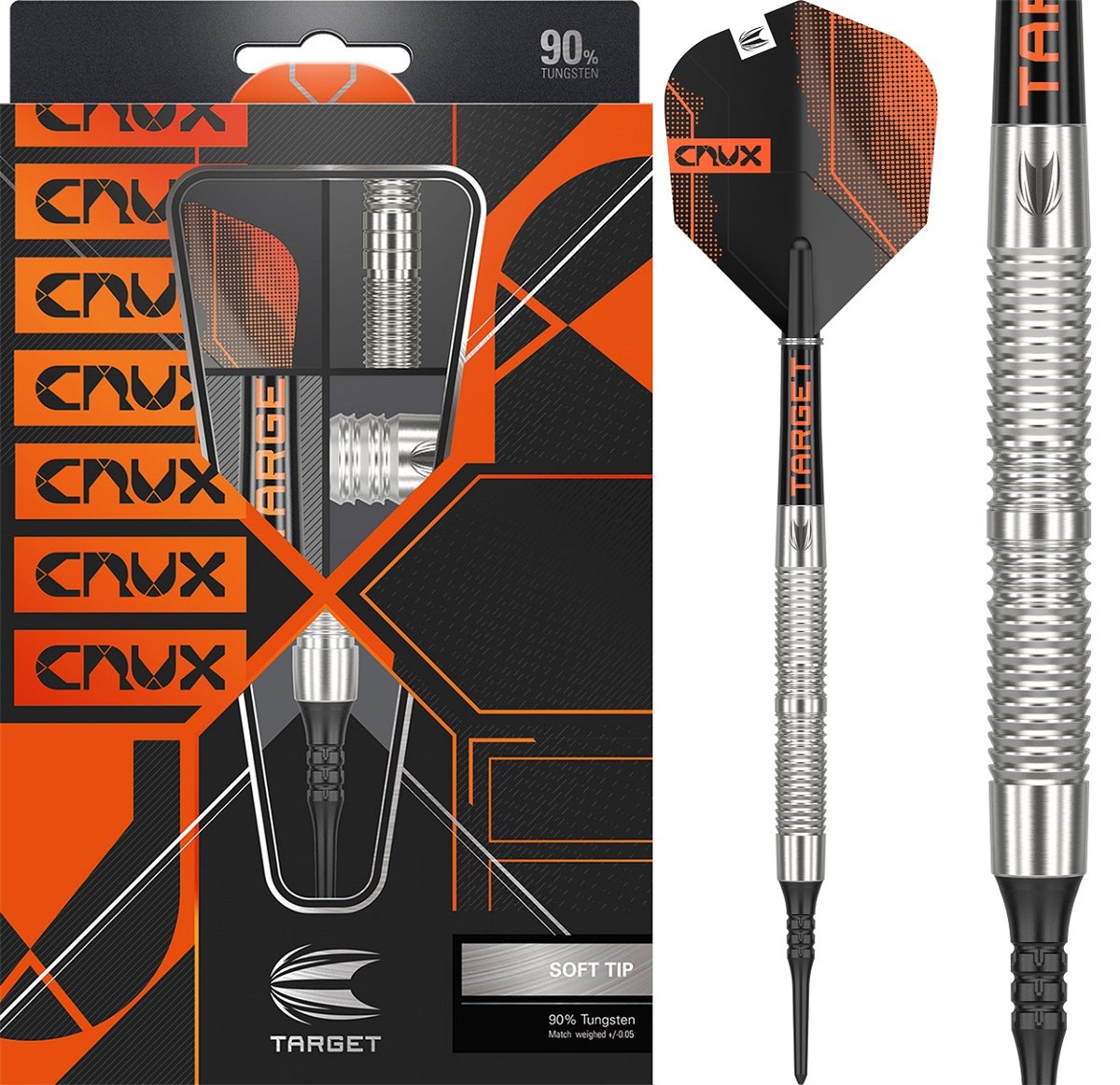 Target CRUX 11 90% Softdart 19/21 Gramm Softdarts