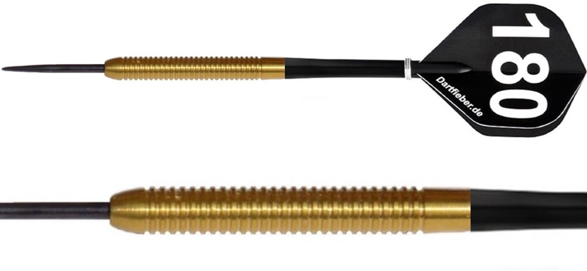 Dartfieber No.13 90% Steeldart Pfeil Gold 21 Gramm Steeldarts