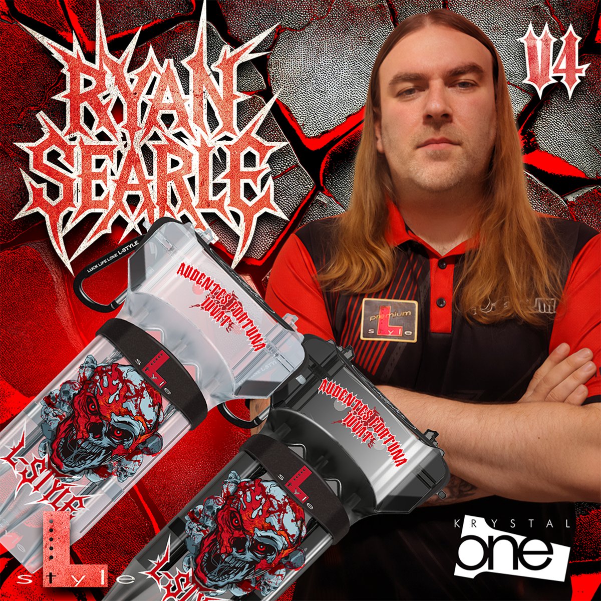 L-Style Krystal One Case Ryan Searle V4 Dart Tasche