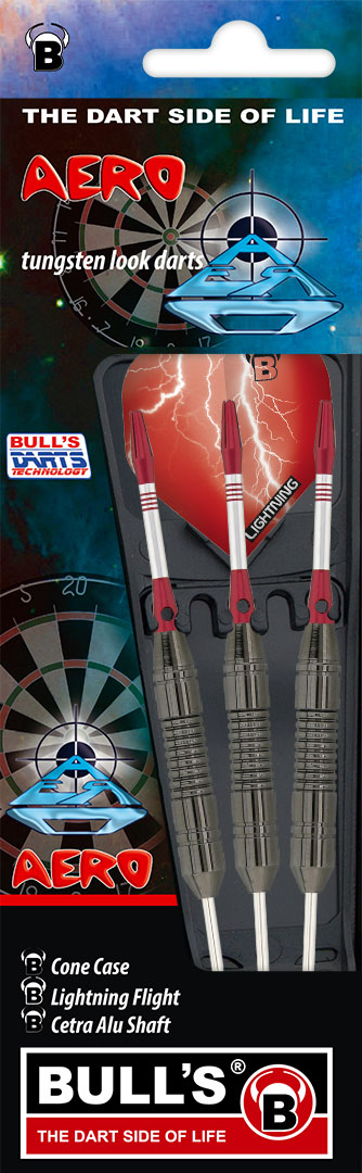 1 Satz BULL'S Aero Steel Dart 20g Steeldarts