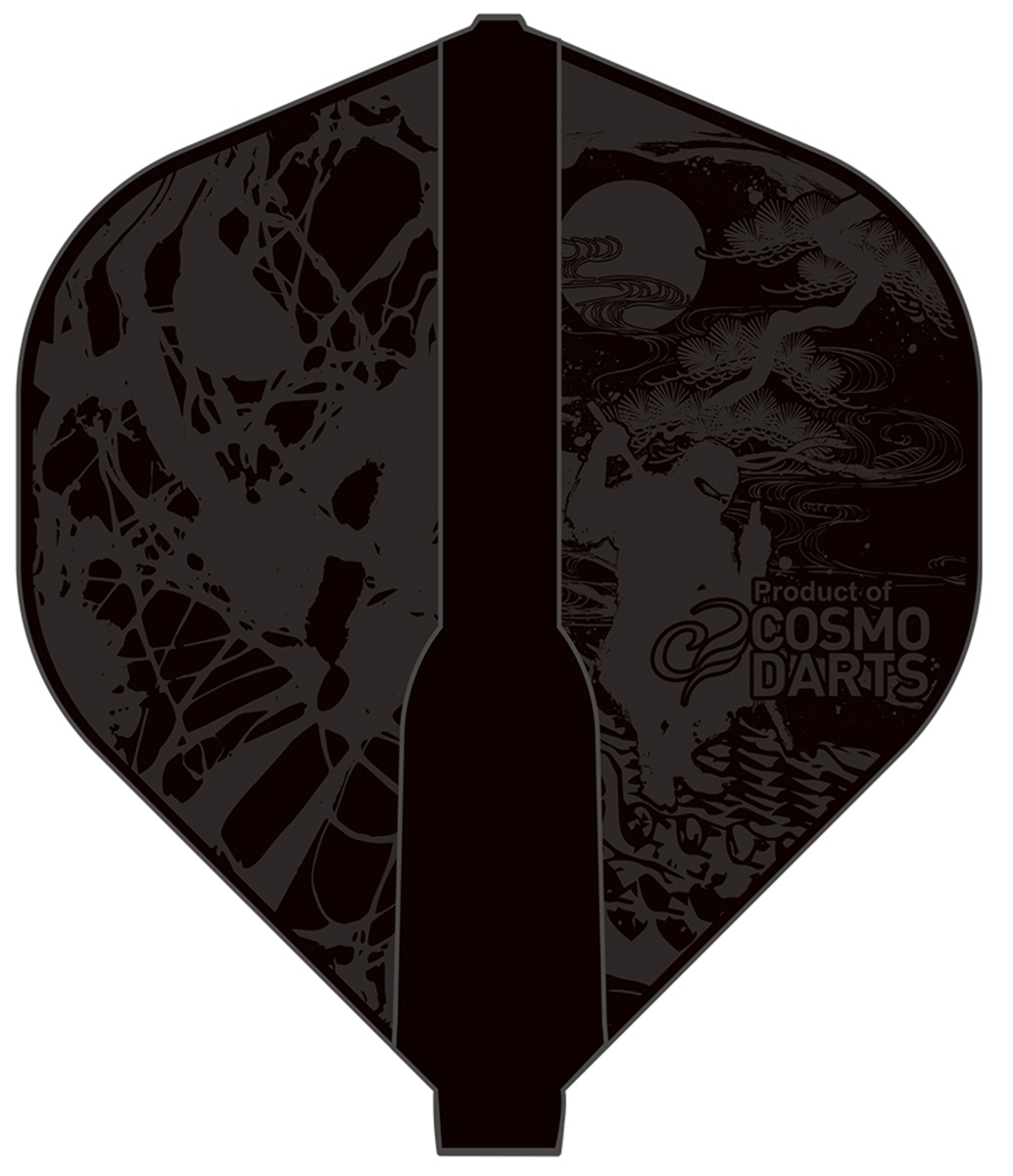 Cosmo Darts Fit Flights Printed Series Stealth 3 Standard Flights