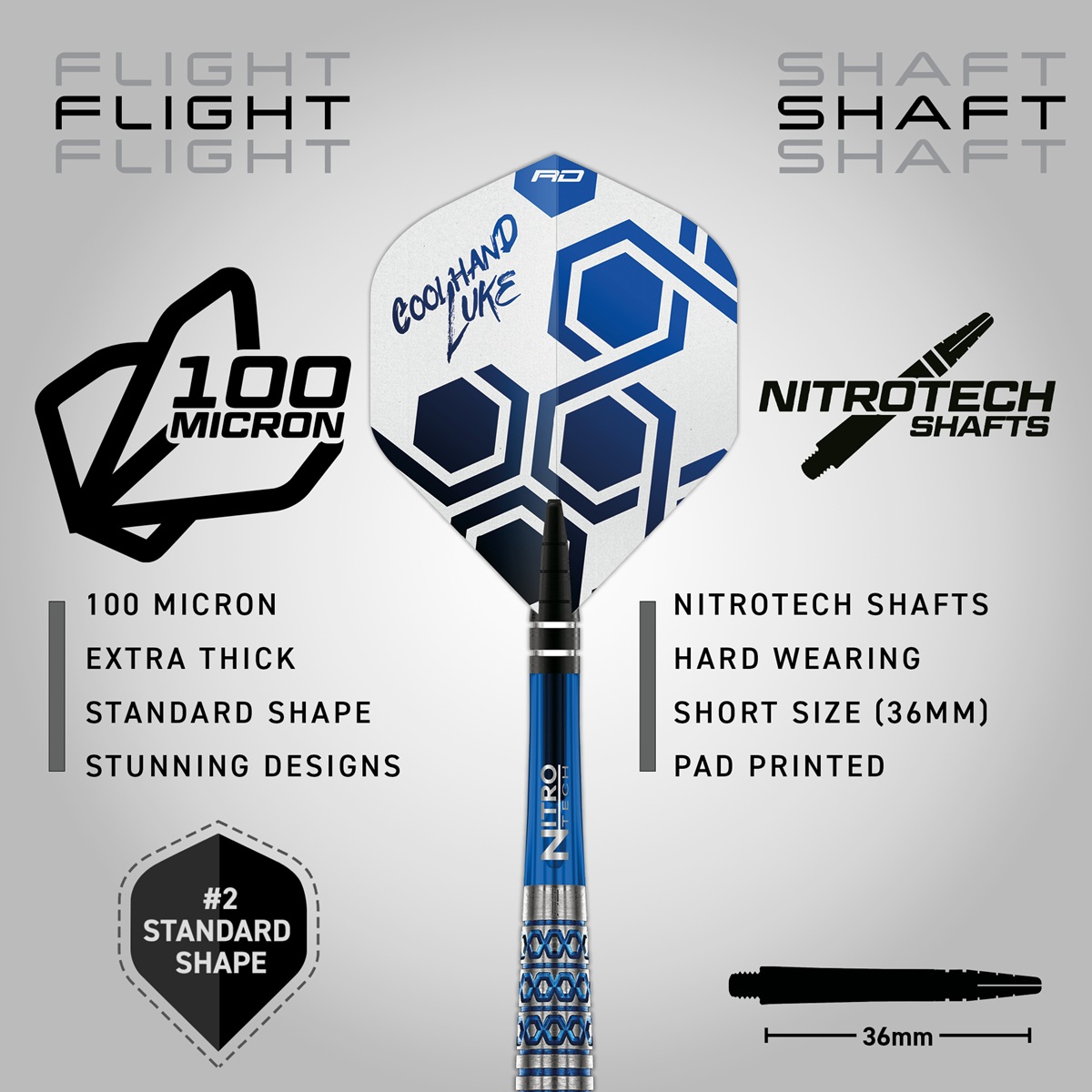 Reddragon Luke Humphries TX5 90% Softdarts 20 Gramm Softdarts