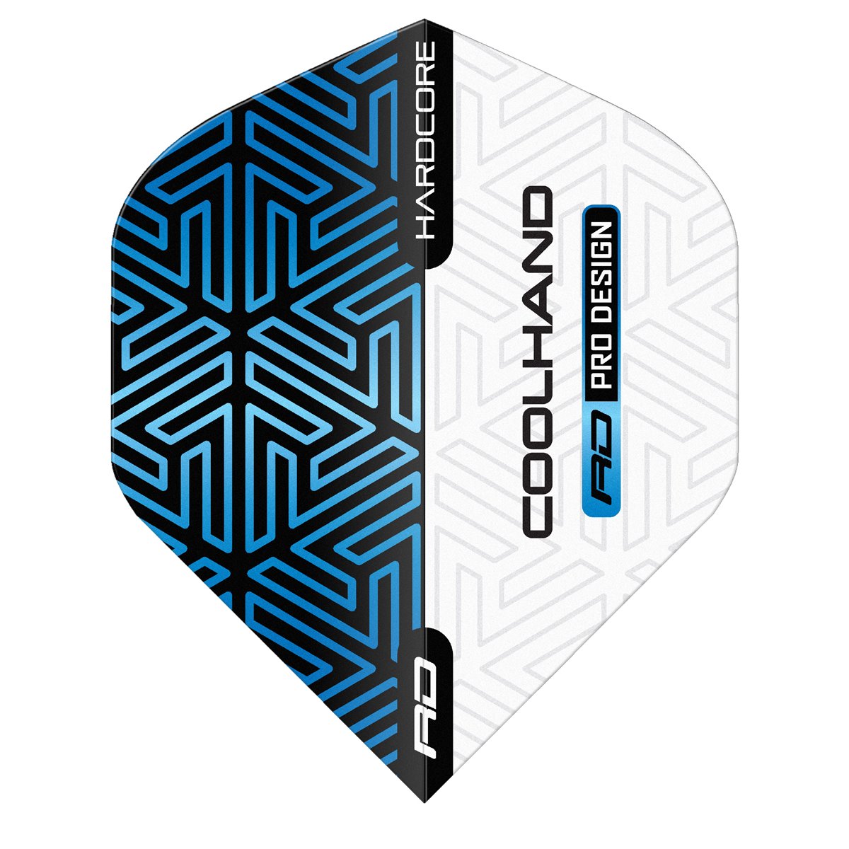 Reddragon Dartflight Players Extra Thick Hardcore Premium Luke Humphries Blue & White Standard Flights