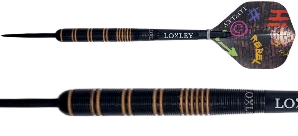 Loxley Ronny Huybrechts Rebel 90% Steeldarts 21/23/25 Gramm Steeldarts