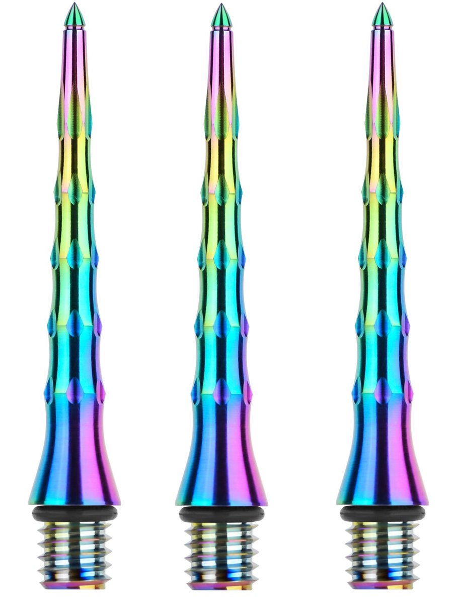 One80 Ti Conversion Point-A-Rainbow 2BA Kleingewinde 22/26/30 mm Schraubspitzen Tips