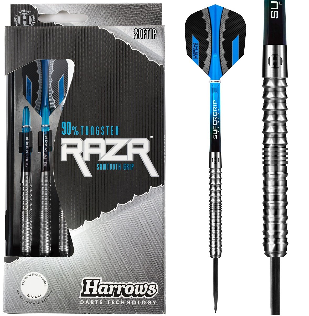 HARROWS Razr 90% Parallel 21 23 25 28 30 Gramm Steeldarts Steeldarts