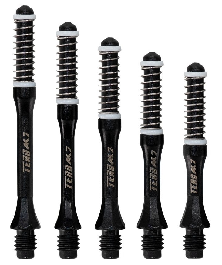 Cuesoul AK7 Tero Slim Dart Shaft Schwarz Shafts