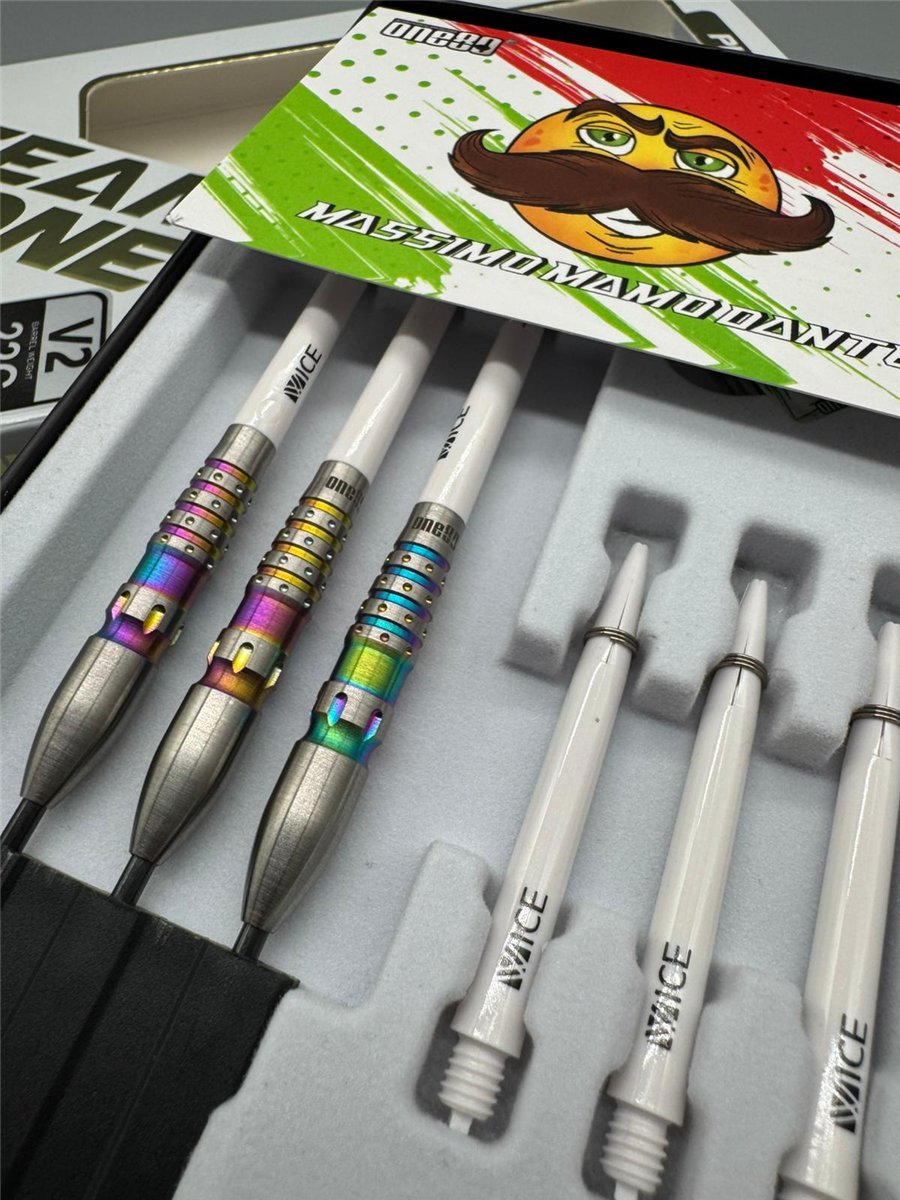 ONE80 Mamo Massimo V2 90% Steeldarts 22 Gramm Steeldarts