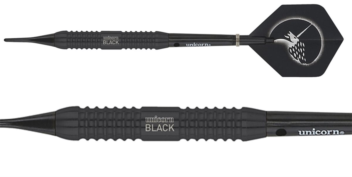 Unicorn Core Plus Black Soft 19g Softdarts