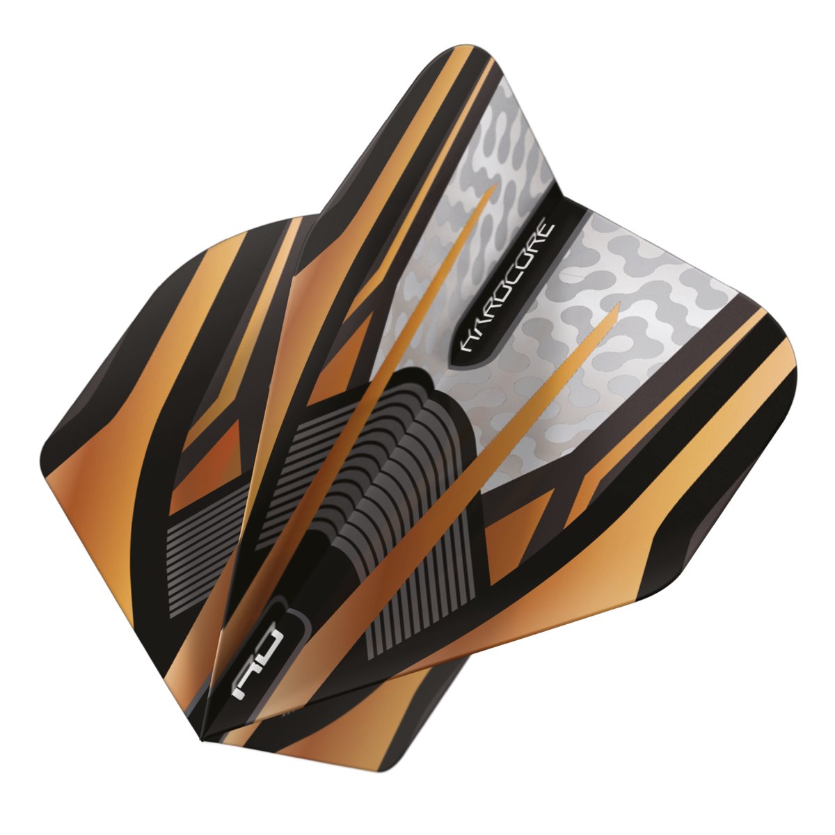 Reddragon Dartflight Hardcore Premium Gold, Black & White Standard Flights