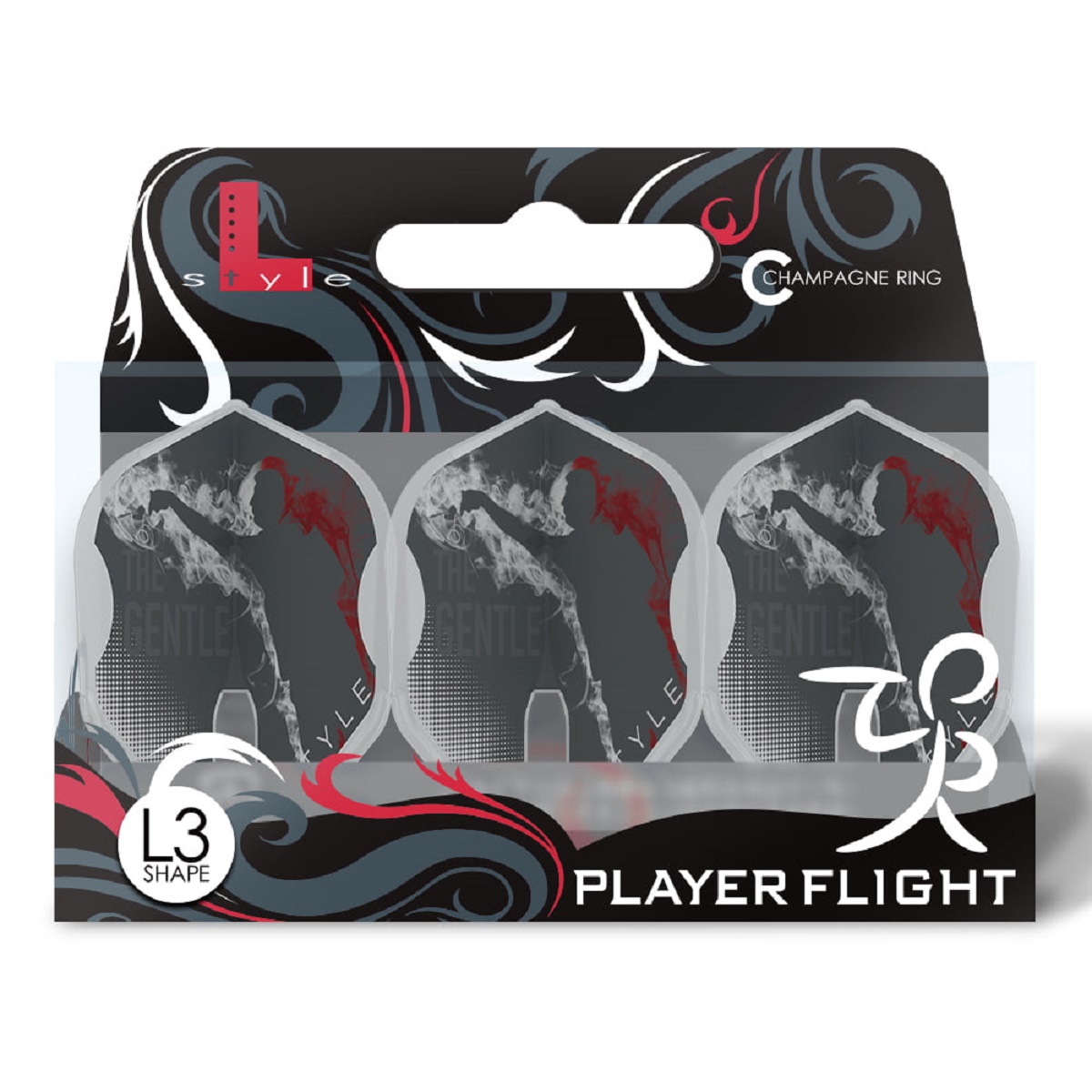 L-Style Signature Flights Pro Mensur Suljovic "Gentle" Shape L3 Flights