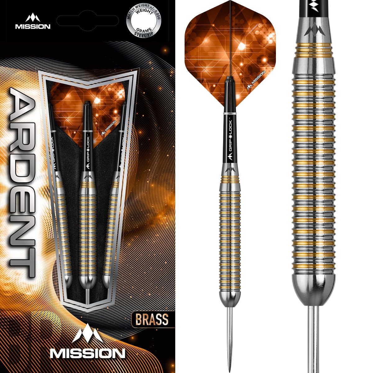 Mission Ardent M1 Steel Darts 23 Gramm Steeldarts