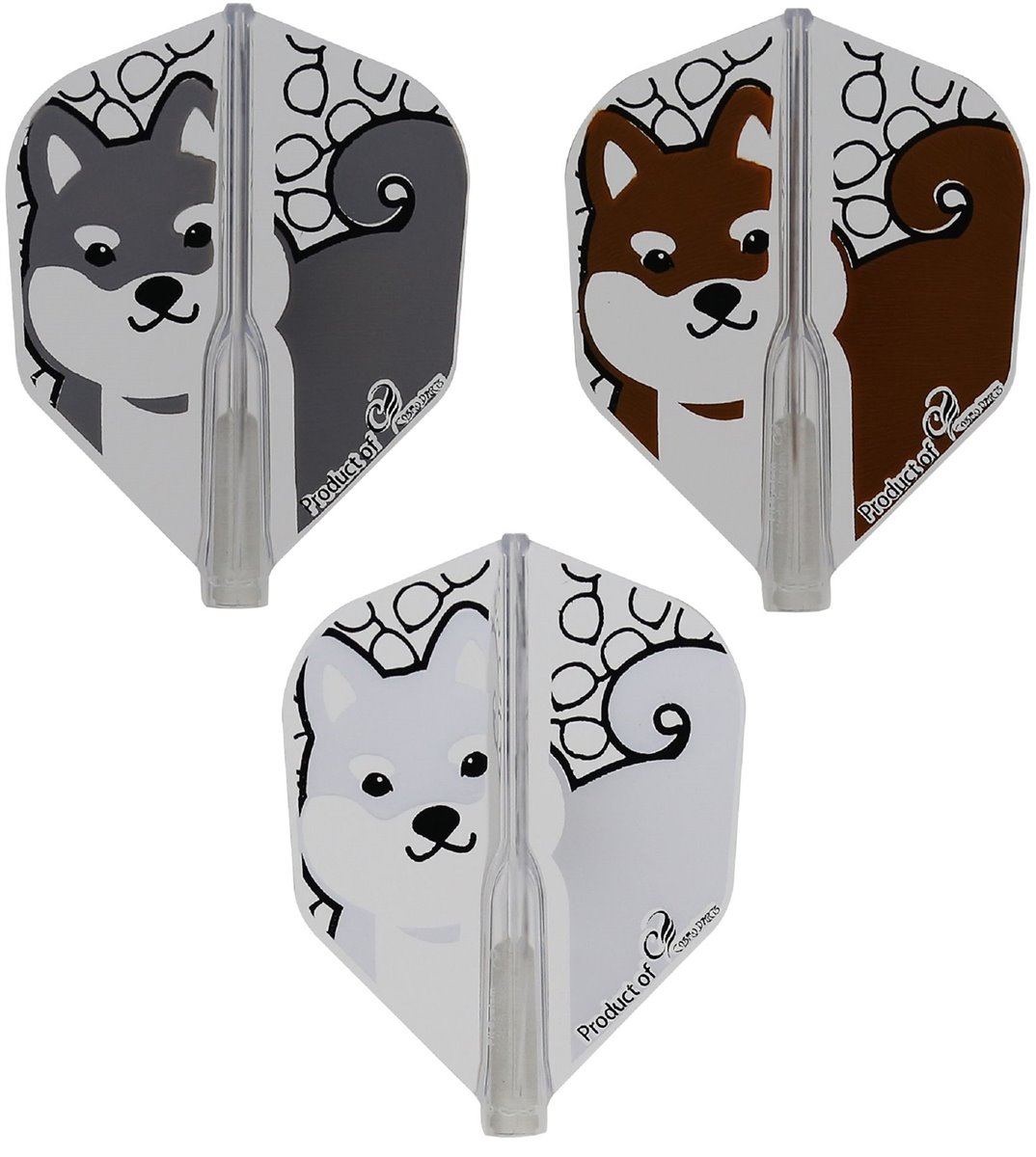 Cosmo Darts Fit Flights Air Shinnosuke Shinnosuke Shiba Hund Shape Flights Cosmo Darts Fit Flights Air Shinnosuke Shinnosuke Shiba Hund Shape Flights