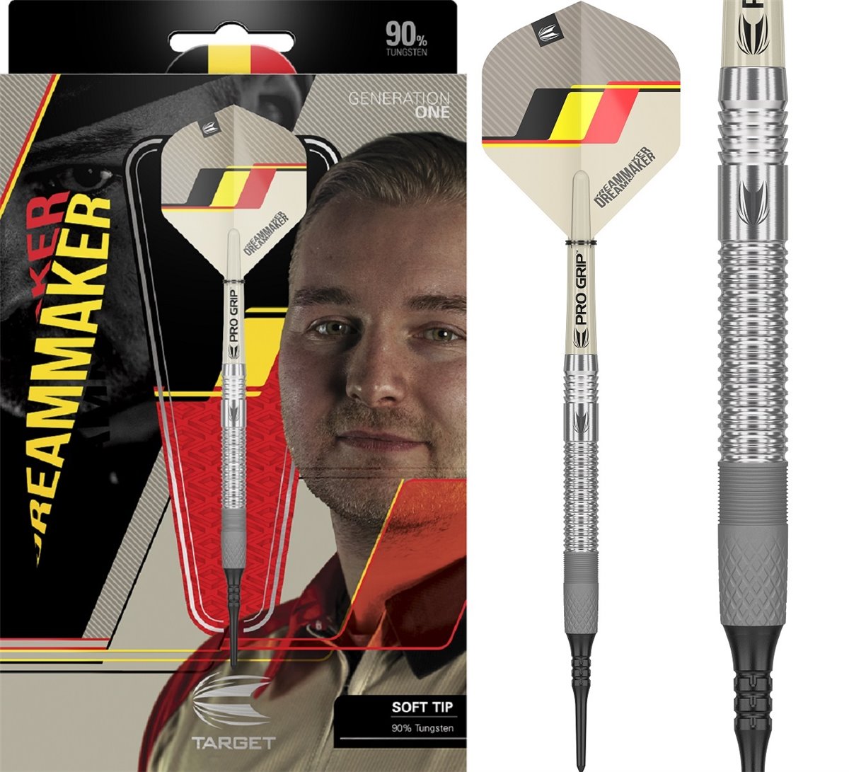Target Dimitri Van den Bergh G1 90% Softdarts 19/21 Gramm Softdarts