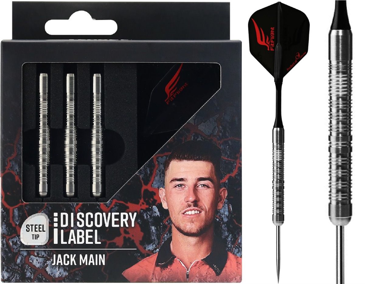Cosmo Darts Discovery Label Jack Main Steeldart 23/25 Gramm Steeldarts