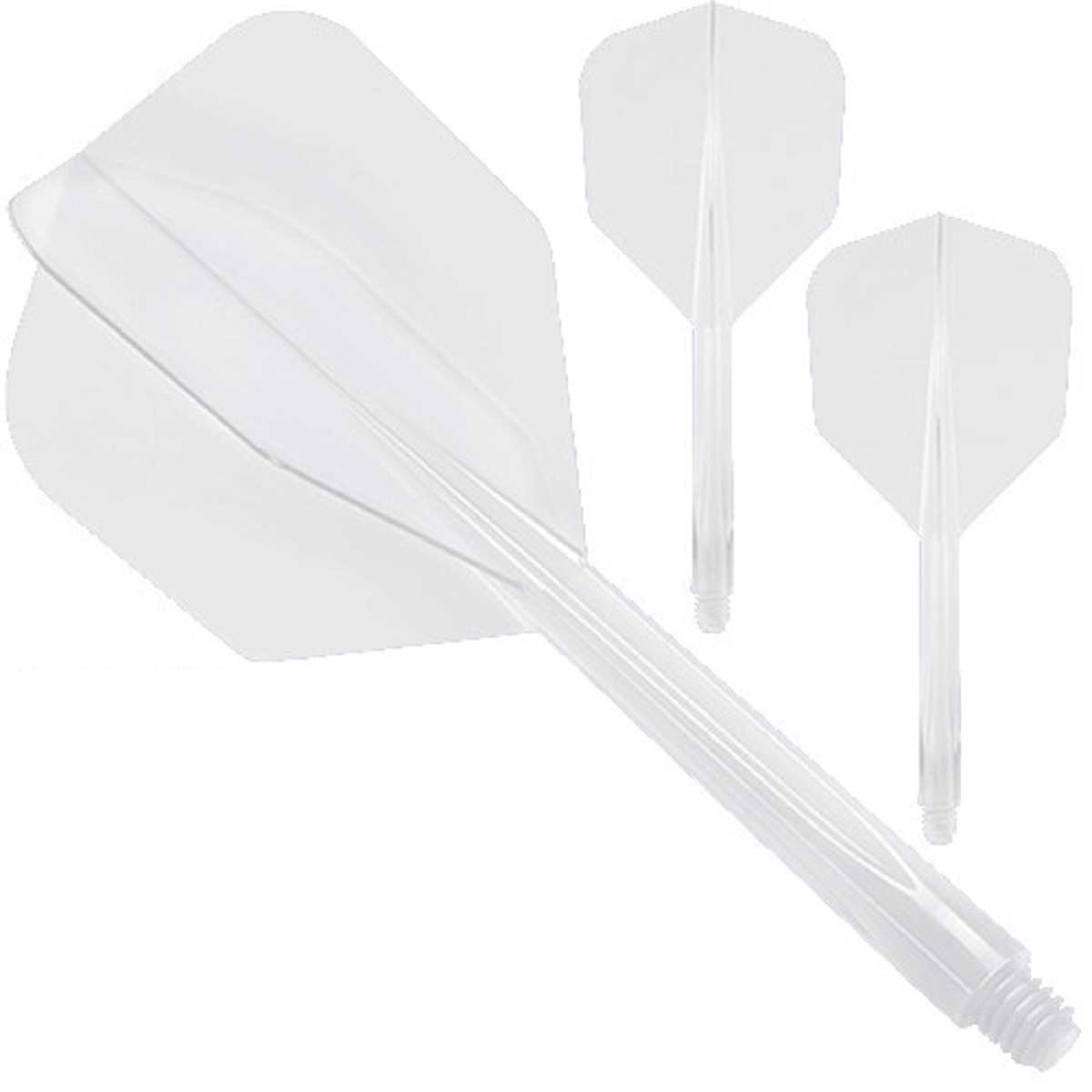 Condor Dart Flights Shafts AXE Revival Transparent Small Shape No6 Flights