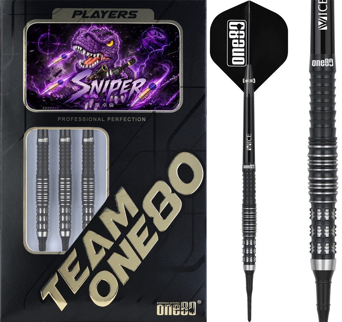 ONE80 Luo Zhuolun Sniper 90% Softdarts 20 Gramm Softdarts