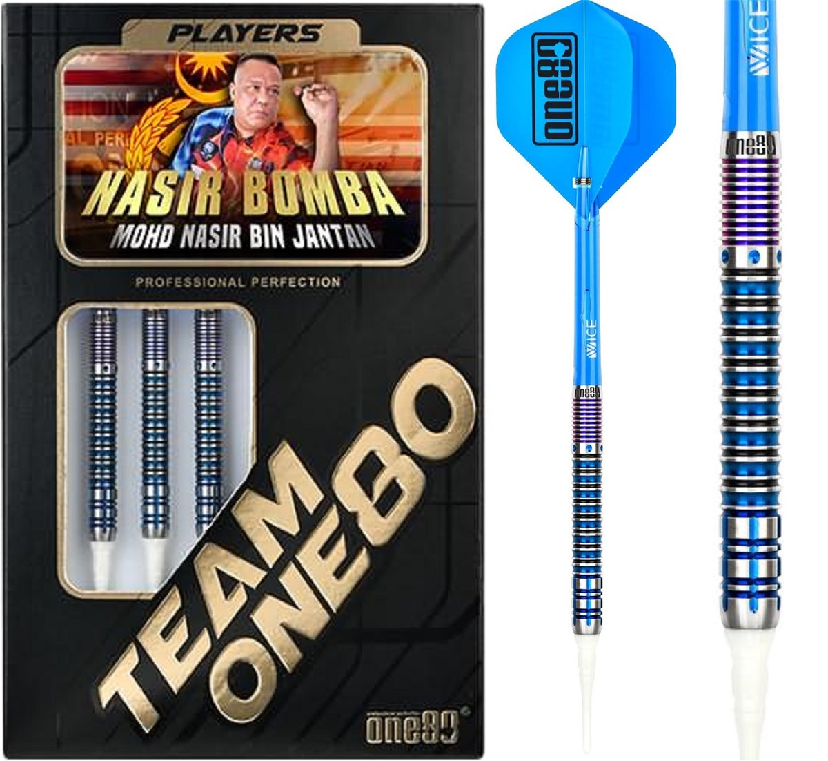 One80 Nasir Bomba Soft Darts 20/23 Gramm Softdarts