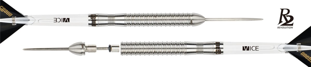 R2 Renegade Re-Flex Points 1,5 mm Steeldart 26 Gramm ONE80 Steeldarts