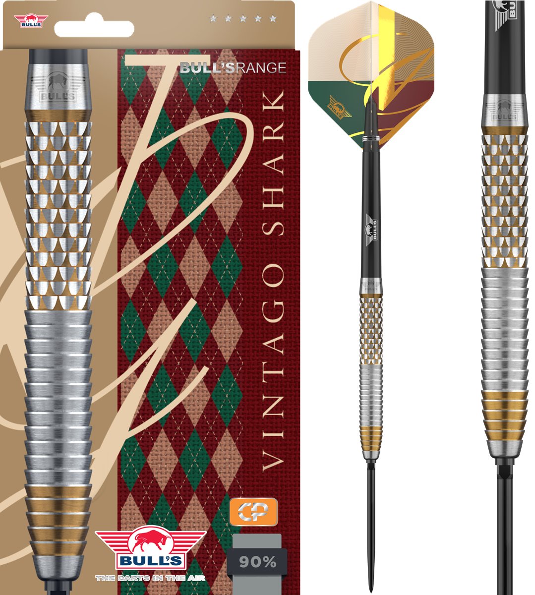 Bull´s Vintago Shark CP 90% Steeldarts 22/23/24/27 Gramm Steeldarts
