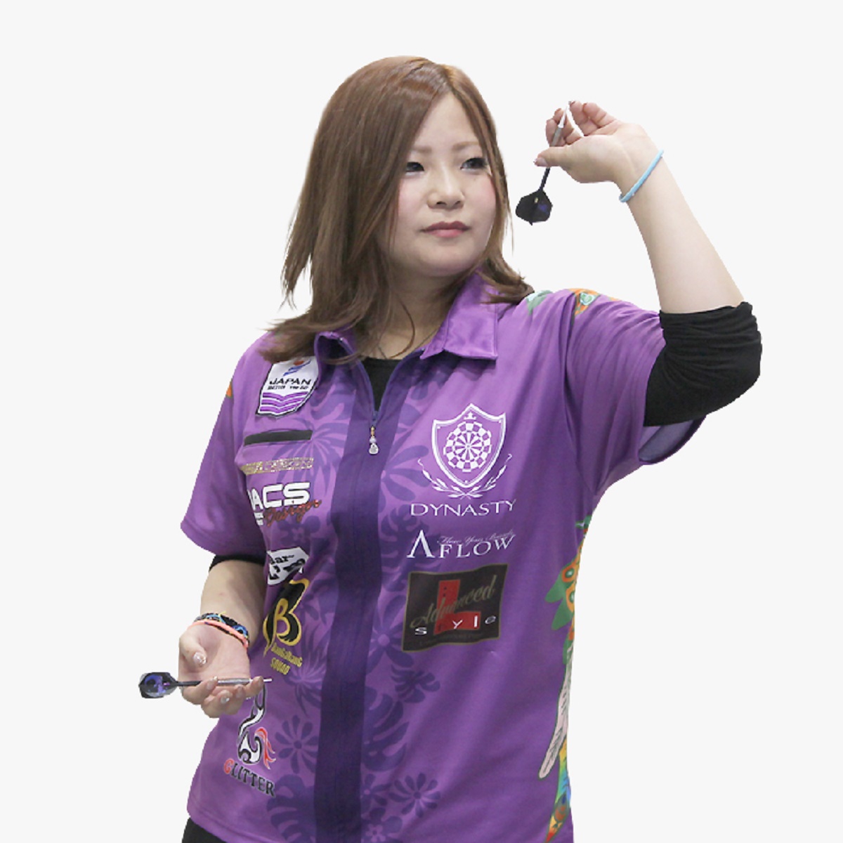 Dynasty Black Line A-FLOW LUNE Natsuki Adachi Soft Dart Pfeile 21,5 Gramm Softdarts