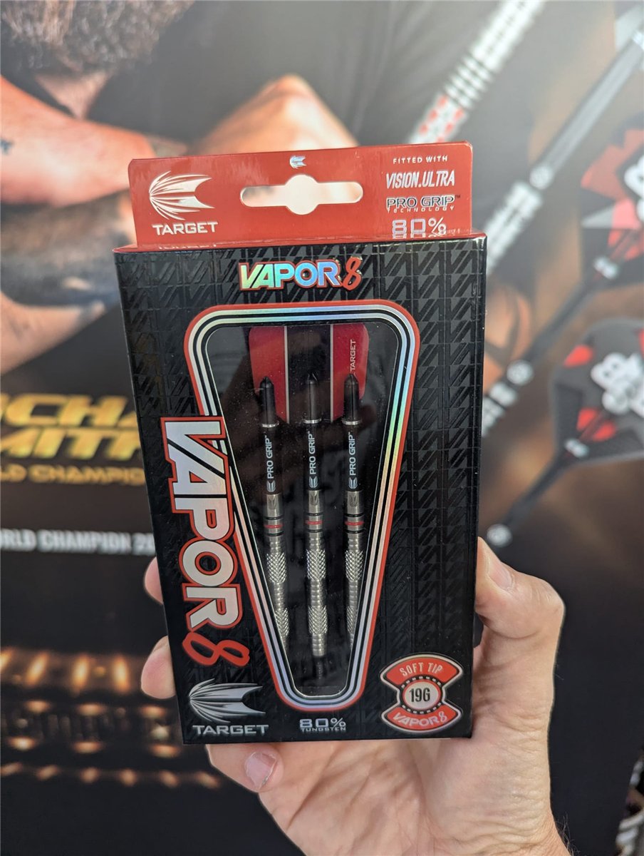 B-Ware Target Vapor 8 03 80% Softdarts 19 Gramm Softdarts