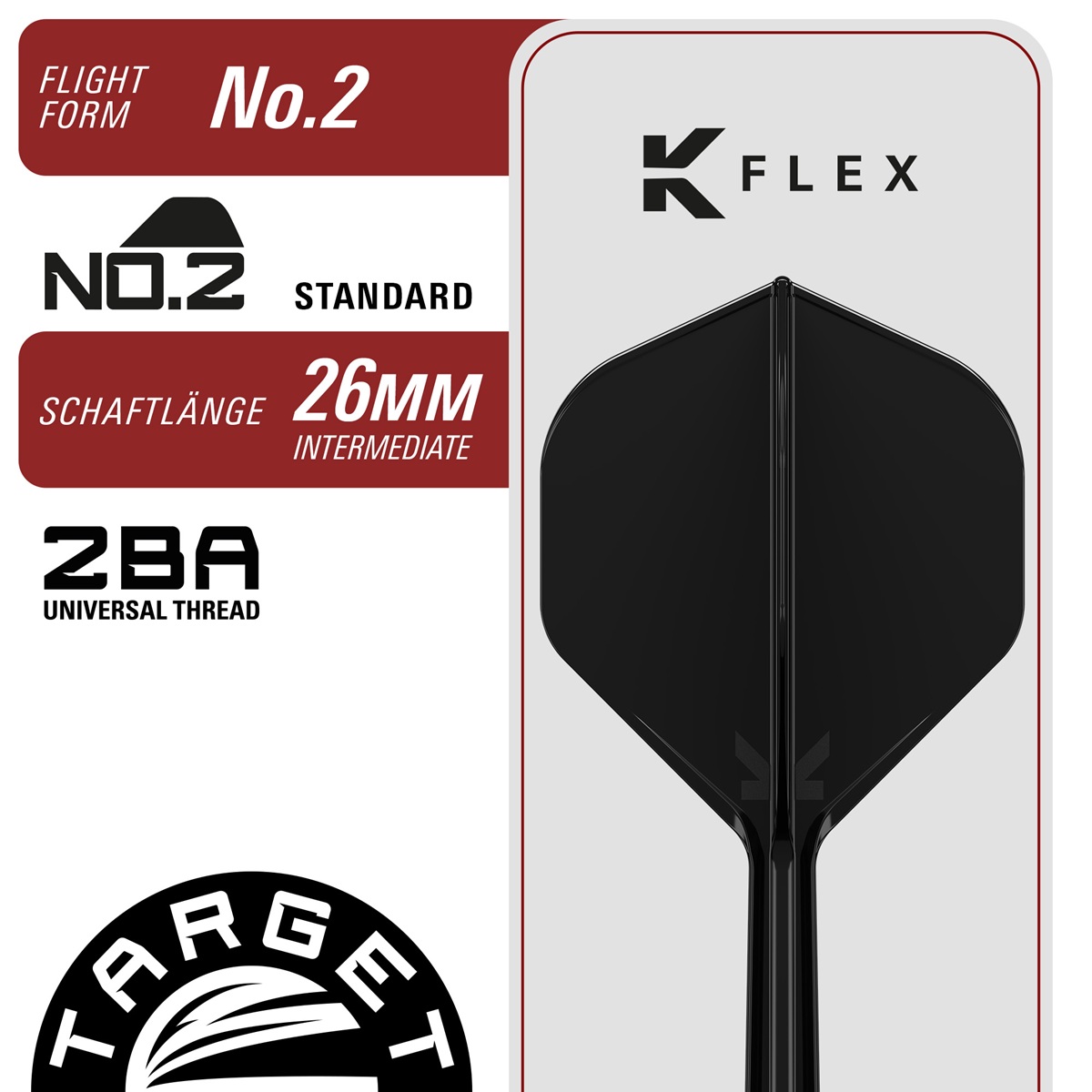 Target Black Marque Blaze 90% Swiss Points Steeldarts 23/25 Gramm Steeldarts
