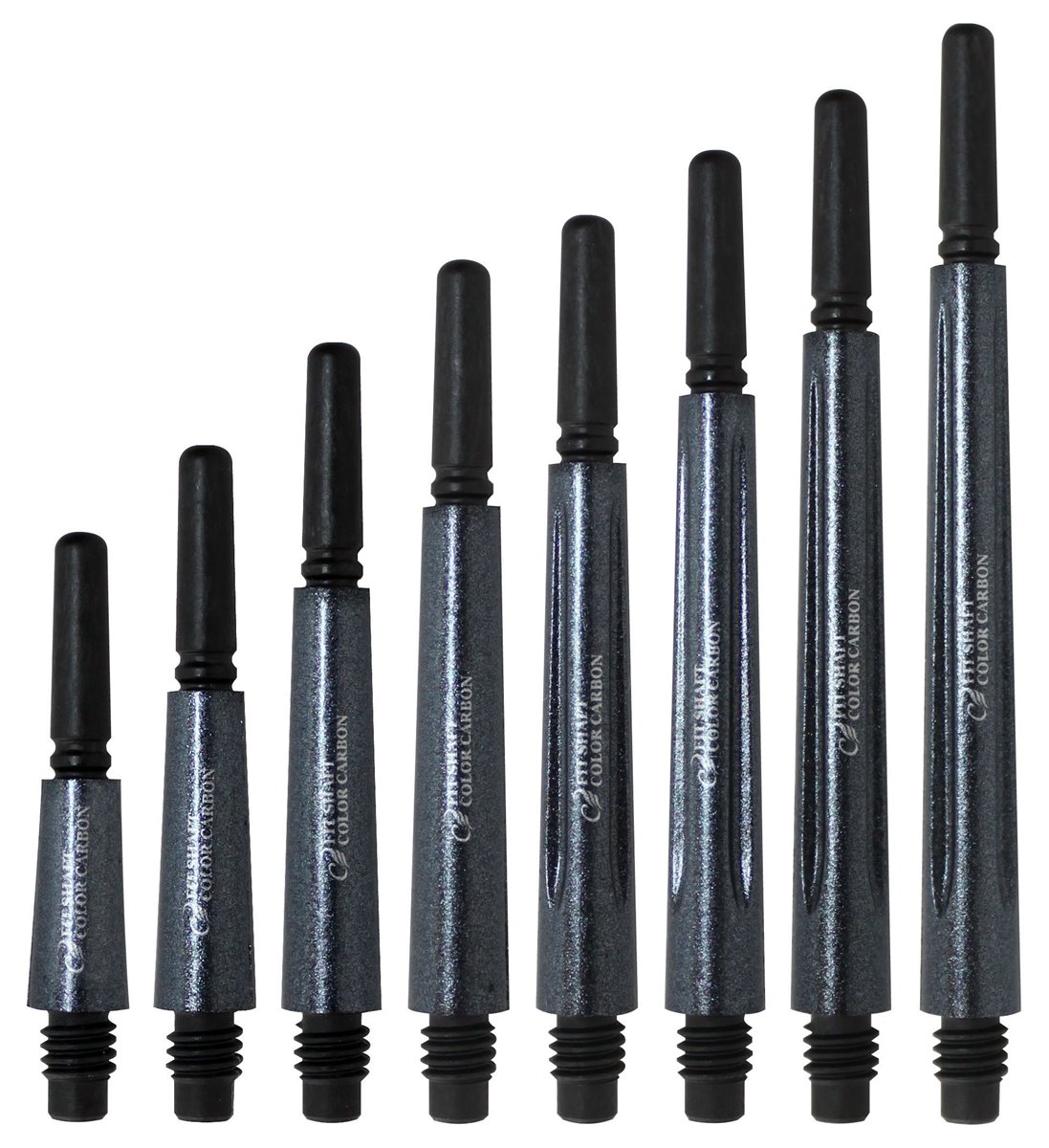 Cosmo Darts Carbon Fit Shafts Locked Pearl Black 4 Stück Shafts