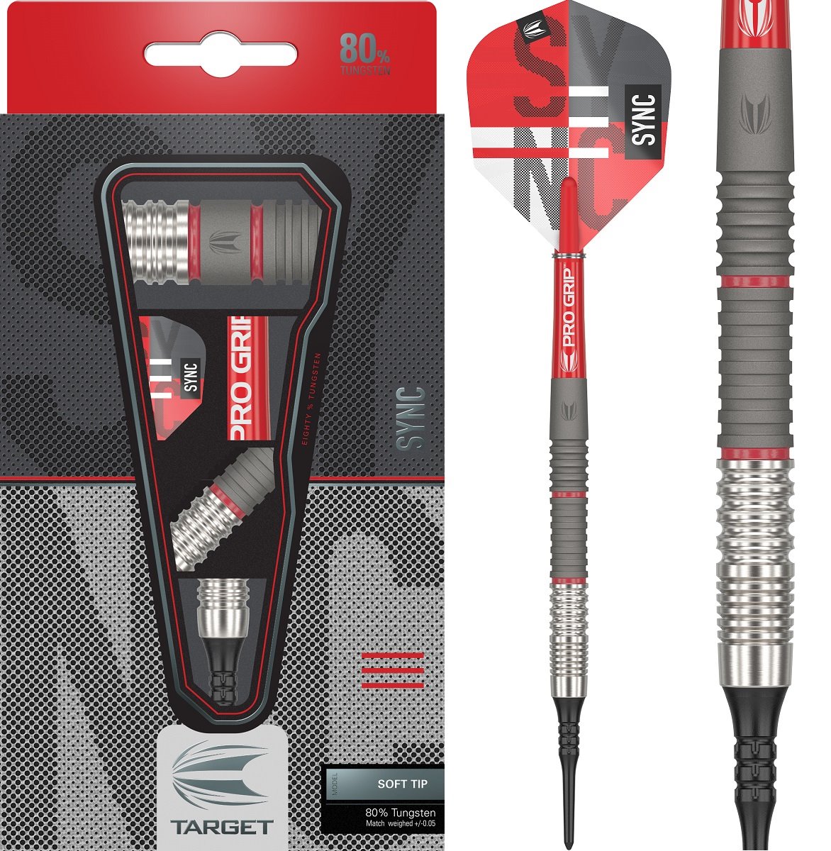 Target SYNC 11 80% Softdarts 19/21 Gramm Softdarts