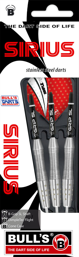1 Satz BULL'S Sirius Steel Dart 23g Steeldarts