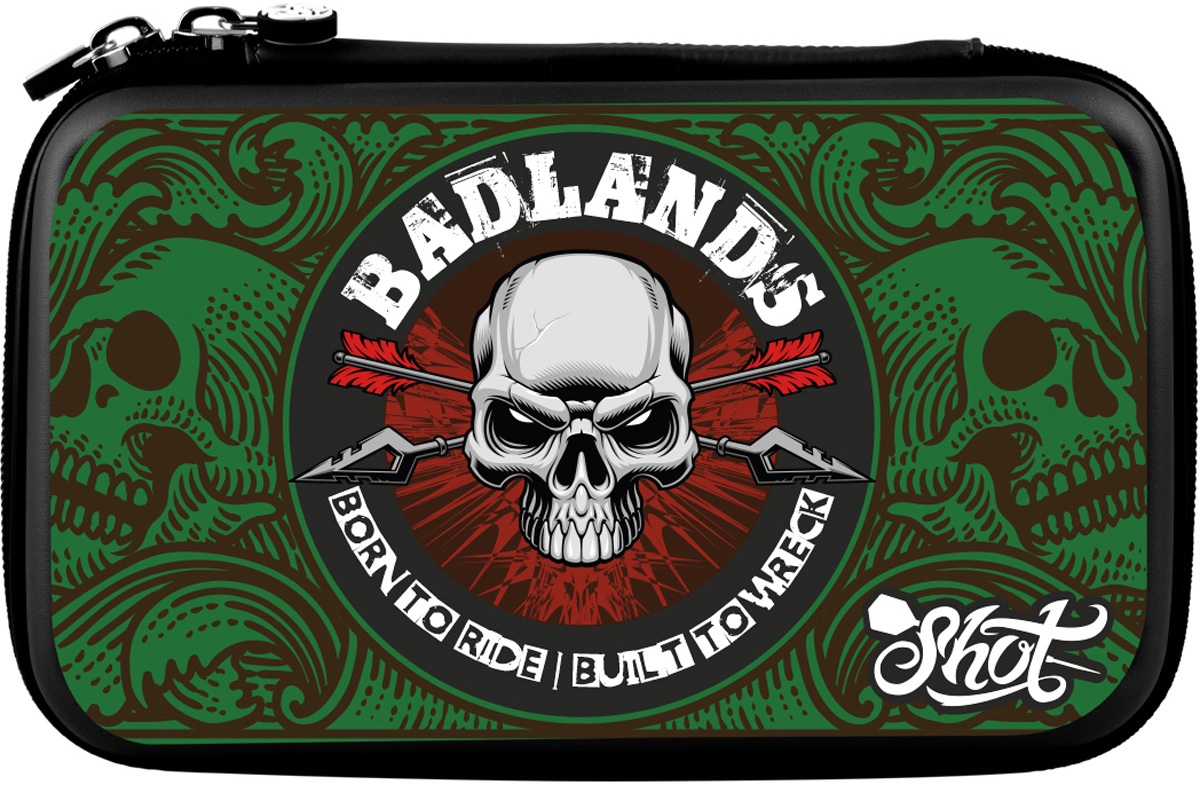Shot! Tactical Dart Case Badlands Green Dart Tasche