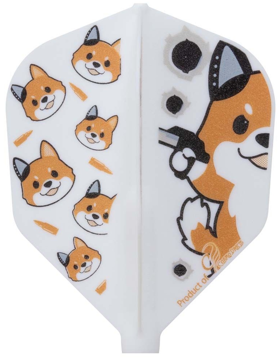 Cosmo Darts Fit Flights Chun-Yao Huang Shiba Hund Standard Flights