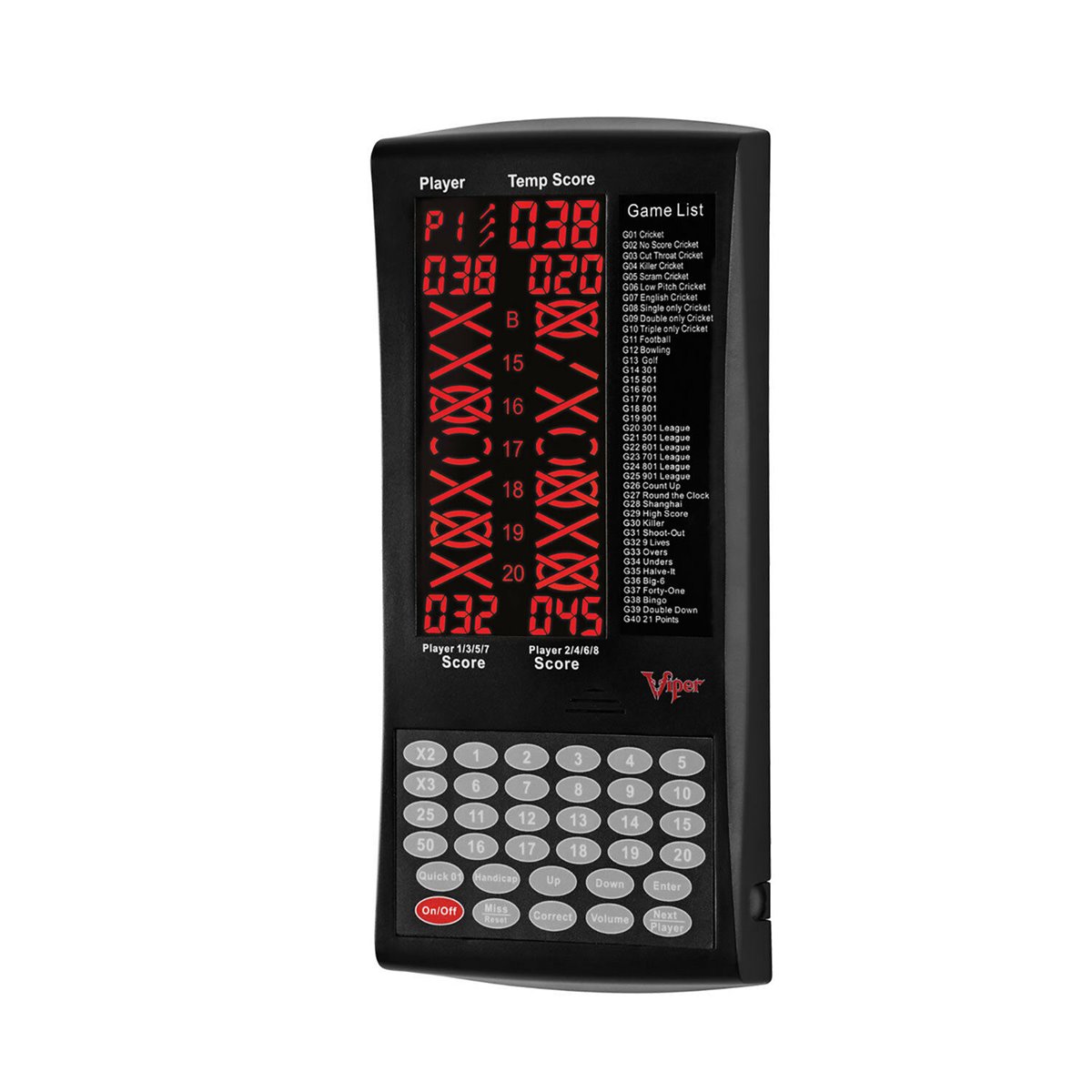 Viper Pro Score Digital Dart Scorer Punktezähler Scorer