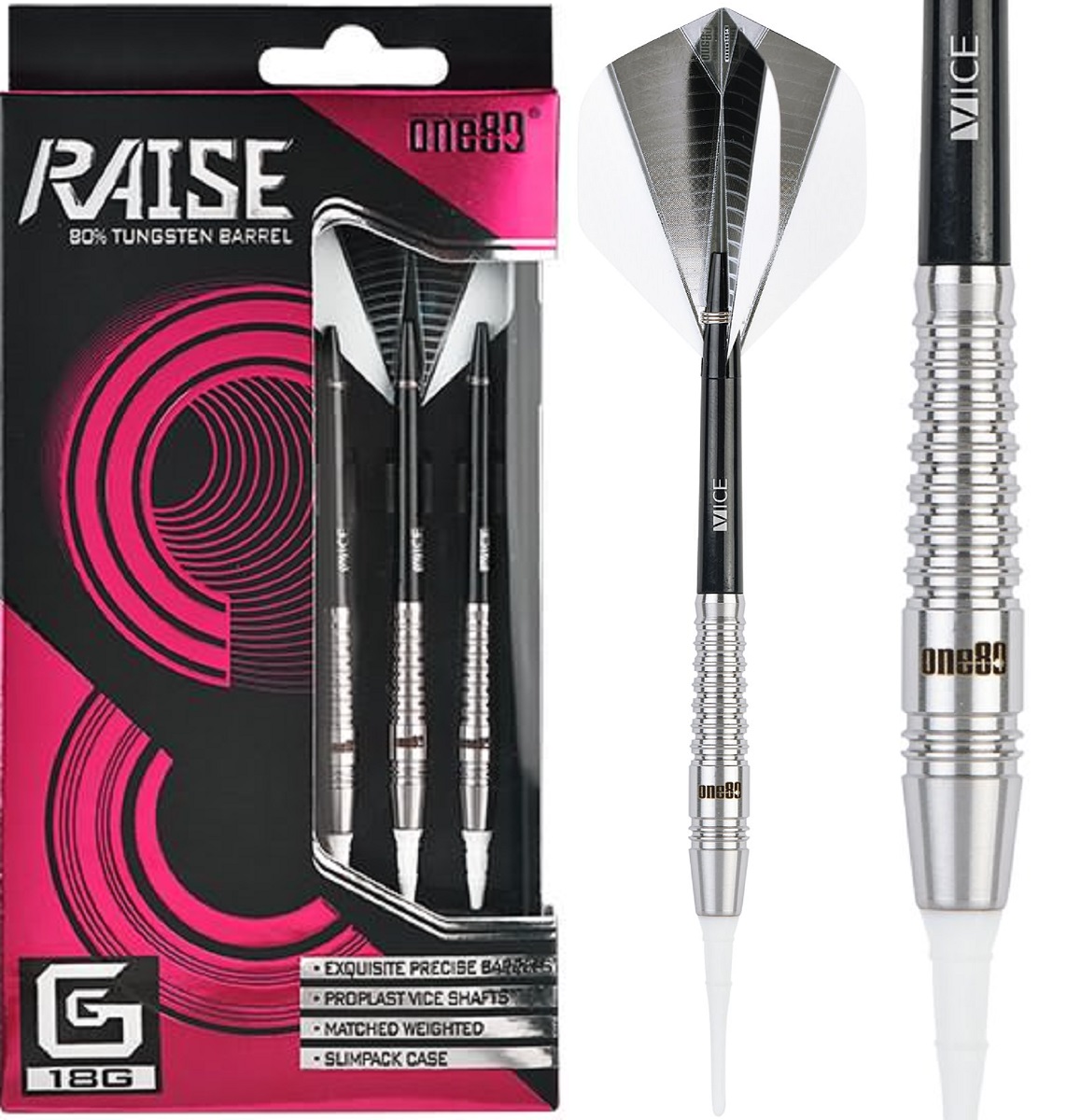 One80 Raise GG Softdarts 18 Gramm Softdarts