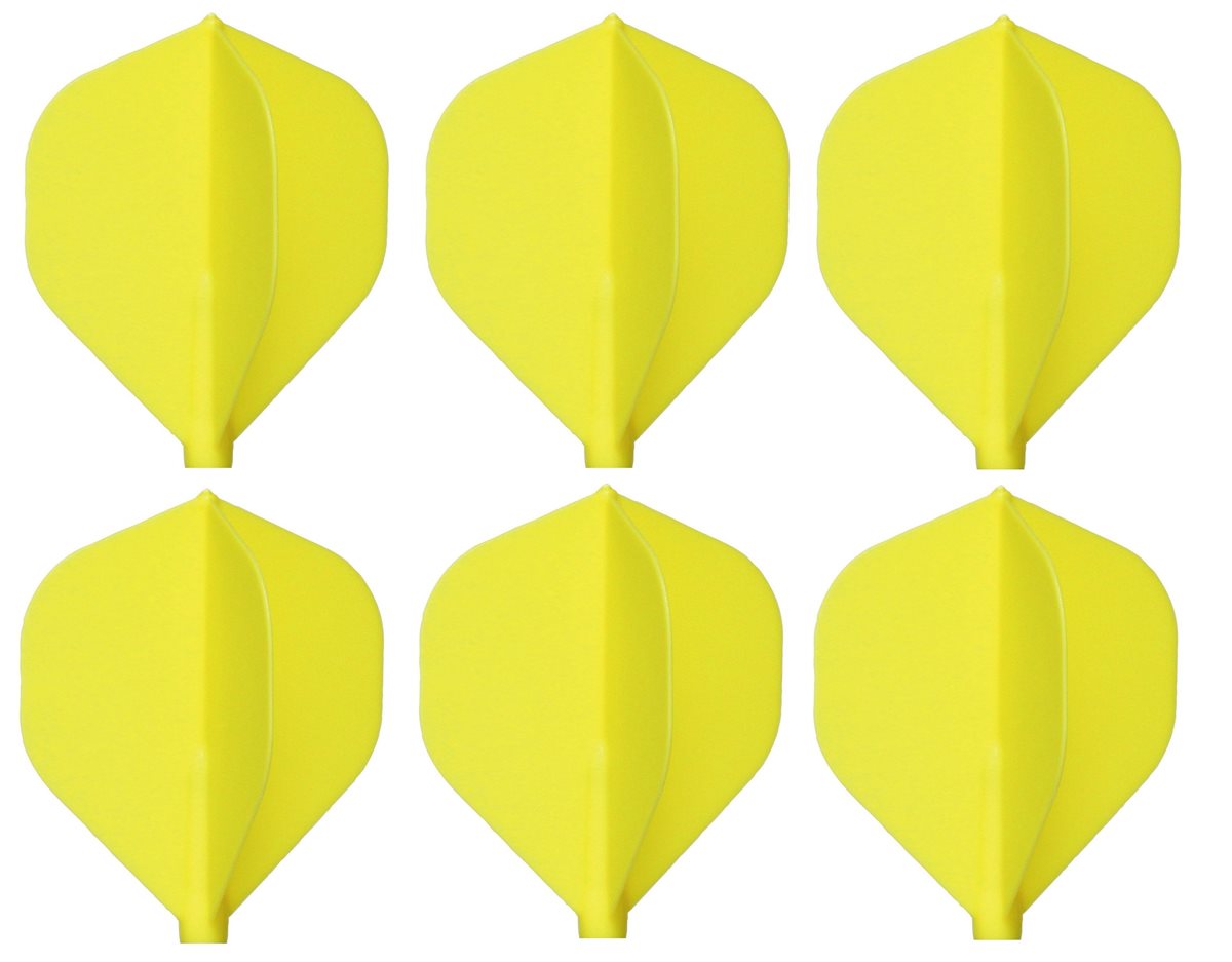 2 Set Cosmo Darts Fit Flights Gelb Standard Flights
