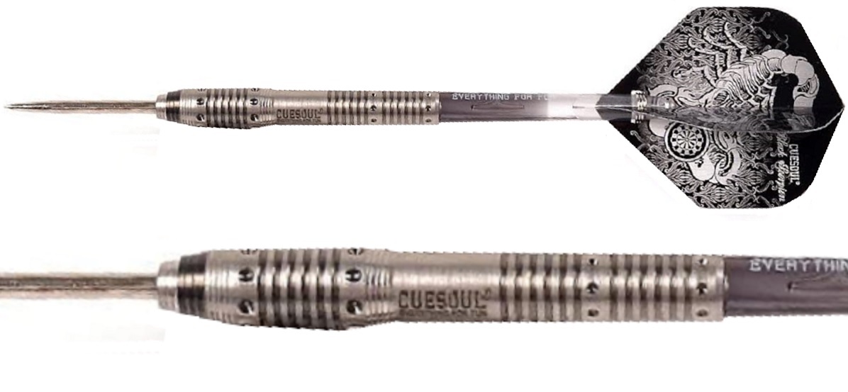 Cuesoul Steeldarts Black Scorpion 22 Gramm 90% Tungsten Steeldarts