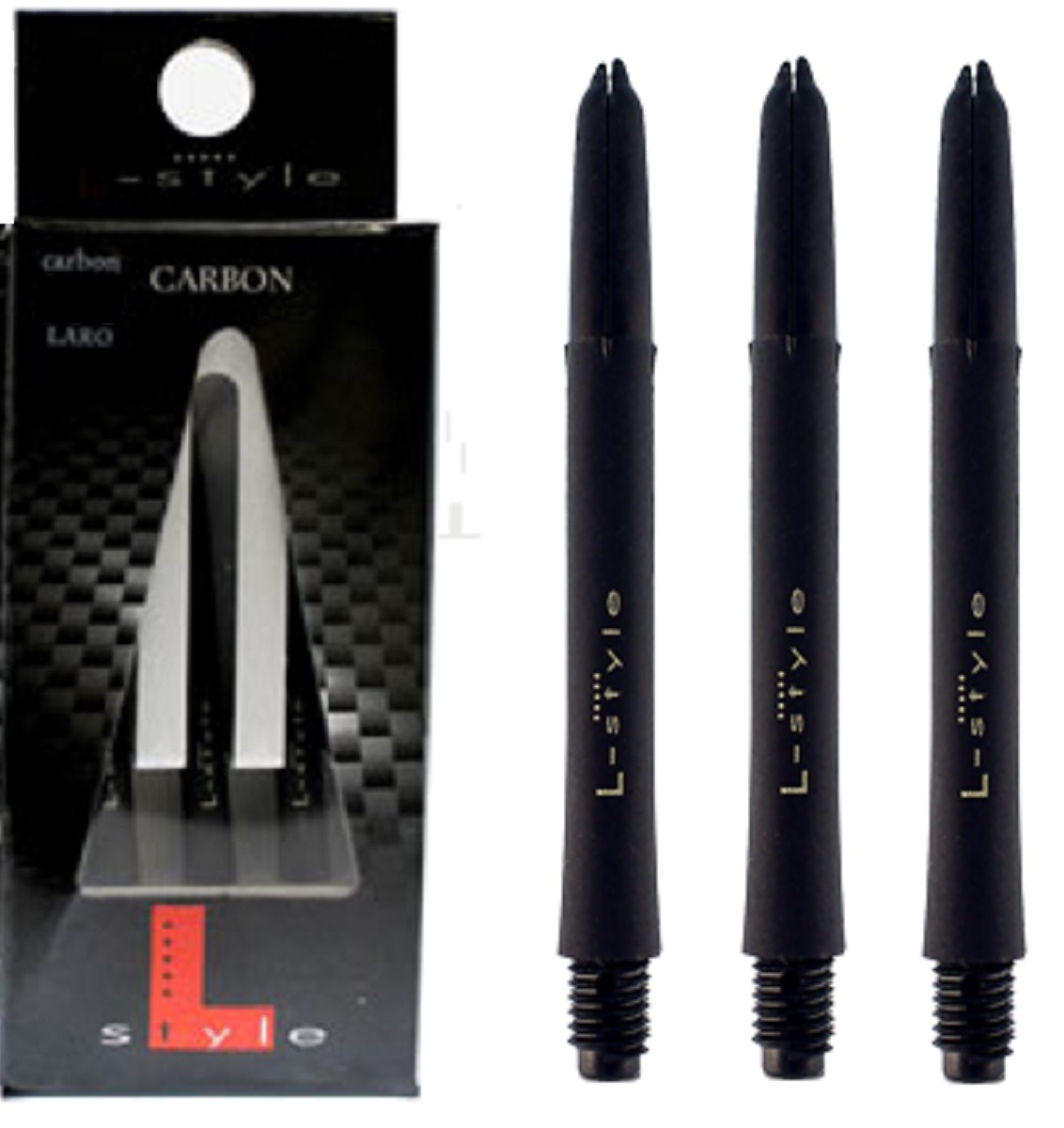 LStyle Dart Schafts Laro Carbon Shaft Shafts LstyLaroCarb40mmM