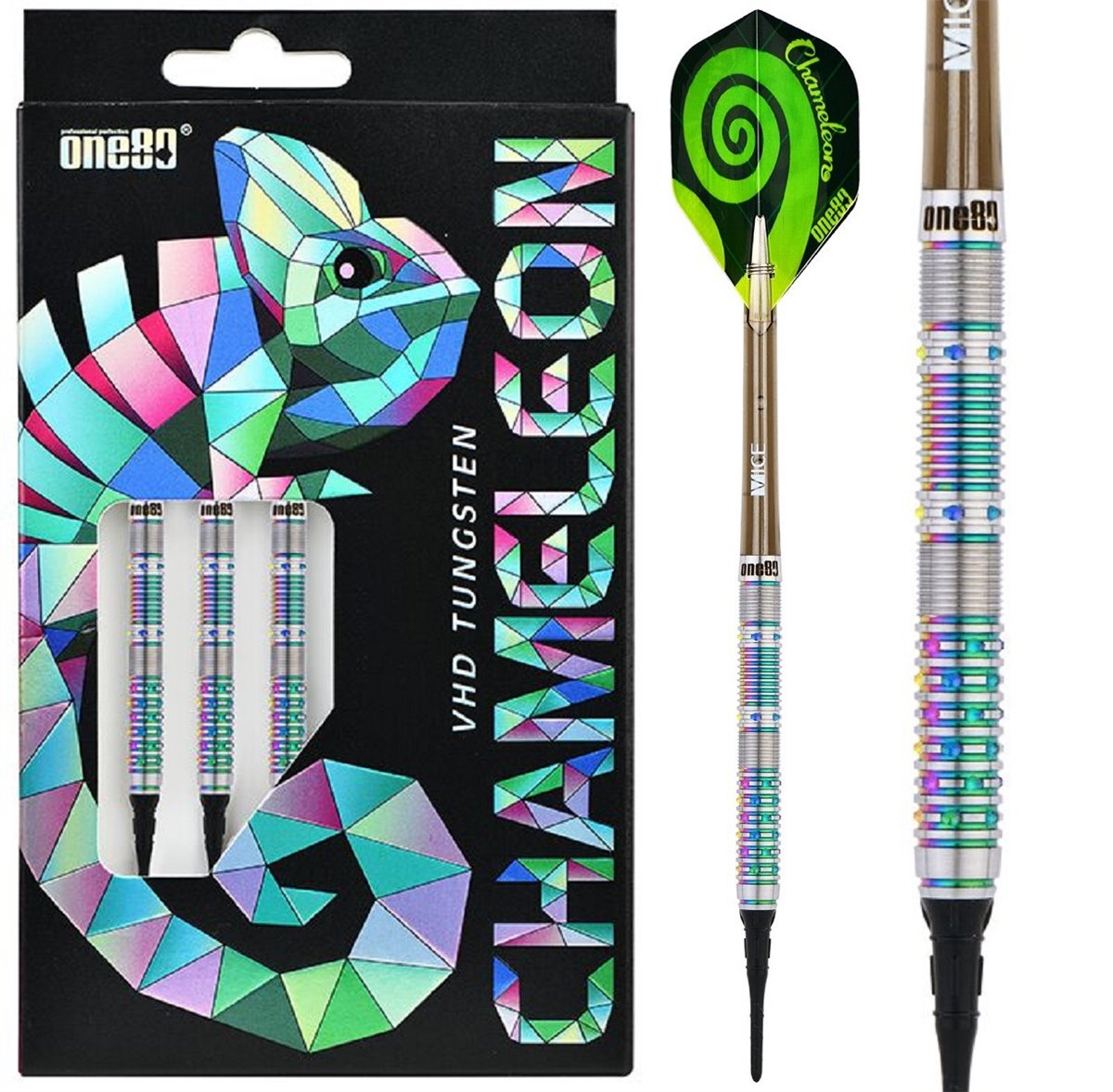 One80 Chameleon Azurite Soft Darts 18 Gramm Softdarts