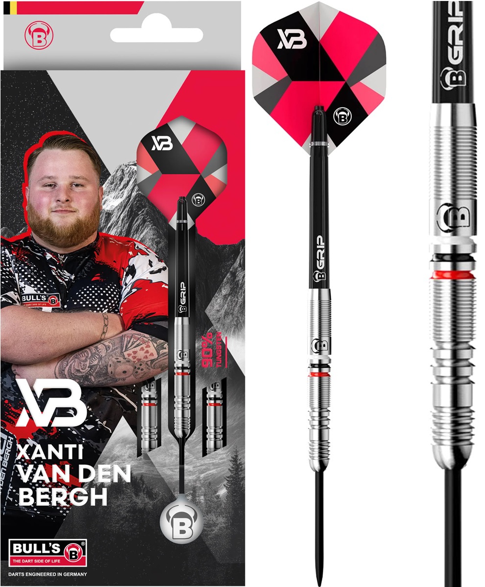 Bull´s Xanti Van den Bergh 90% Steeldarts 22/24 Gramm Steeldarts