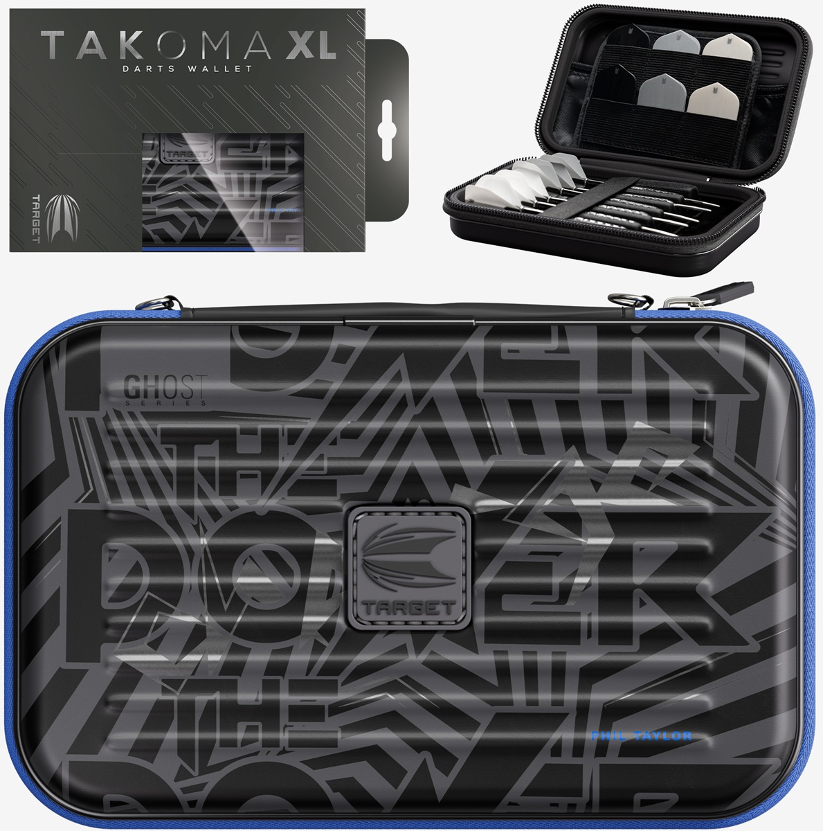 Target Takoma XL Ghost Phil Taylor Wallet  Aufbewahrung Case