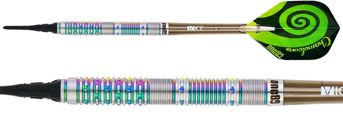 One80 Chameleon Azurite Soft Darts 18 Gramm Softdarts