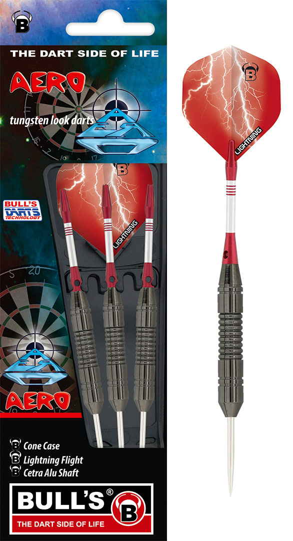 1 Satz BULL'S Aero Steel Dart 20g Steeldarts