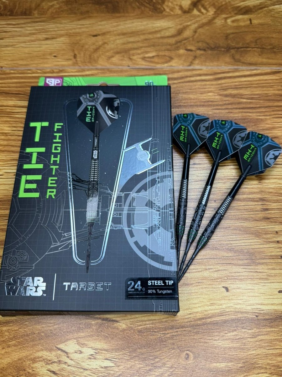 Target Star Wars Tie Fighter Swiss Point 90% Steeldarts 24 Gramm Steeldarts